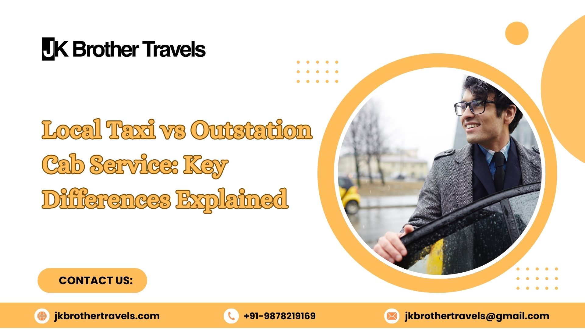 Local Taxi vs Outstation Cab Service: Key Differences Explained